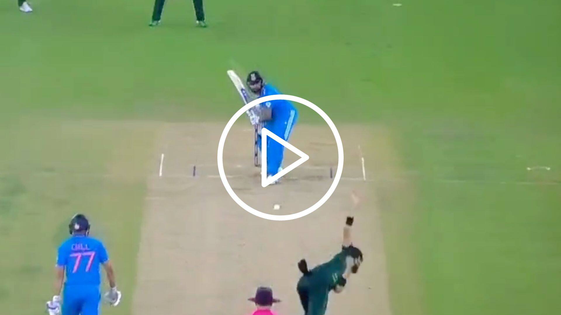 [Watch] Rohit Sharma ‘Hammers’ Shaheen Afridi For An Audacious First-Ball Four